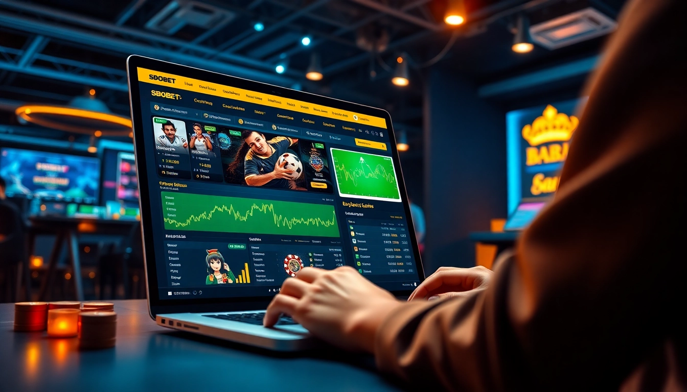 SBOBET.dance vibrant online betting platform showcasing engaging betting options and user-friendly interface.