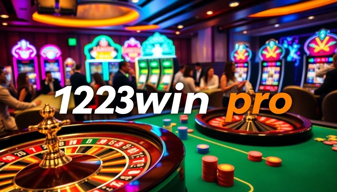 Experience the thrill of gambling at 123win pro with lively casino games and vibrant atmosphere.