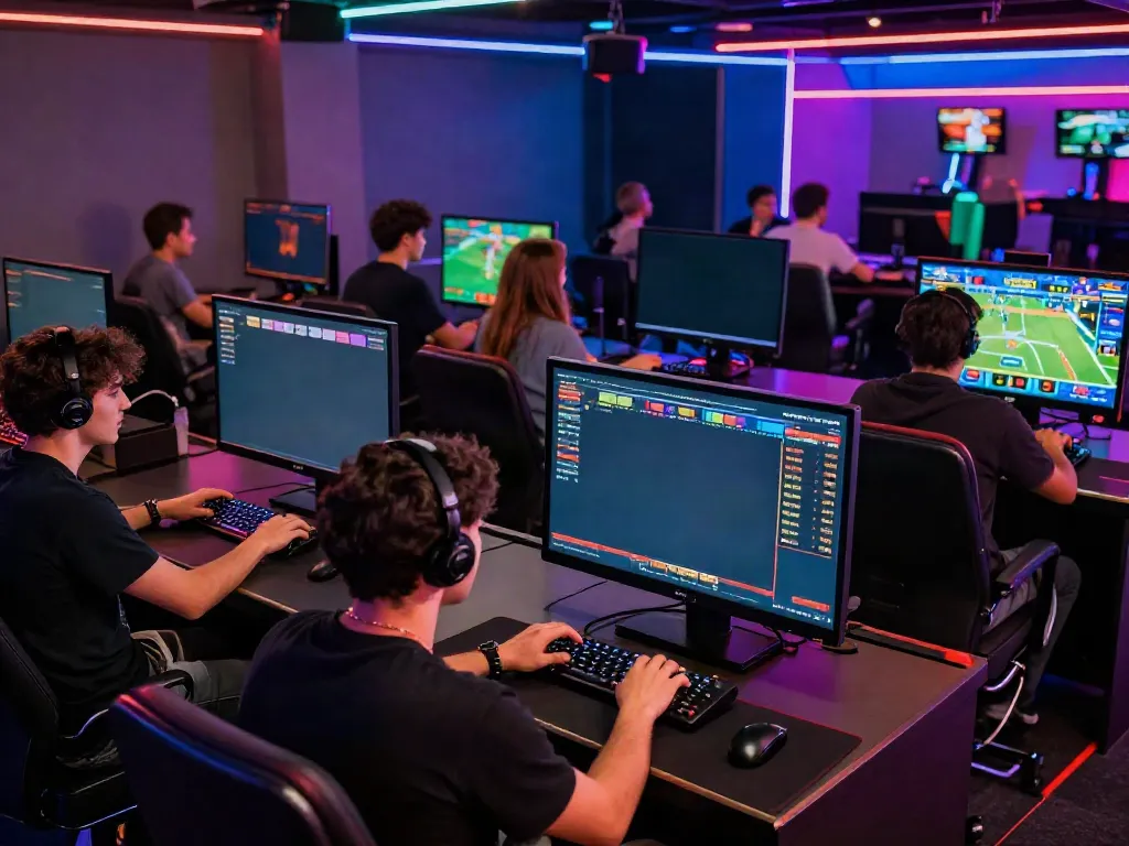 Engaged players experiencing live betting at TX88 gaming lounge.