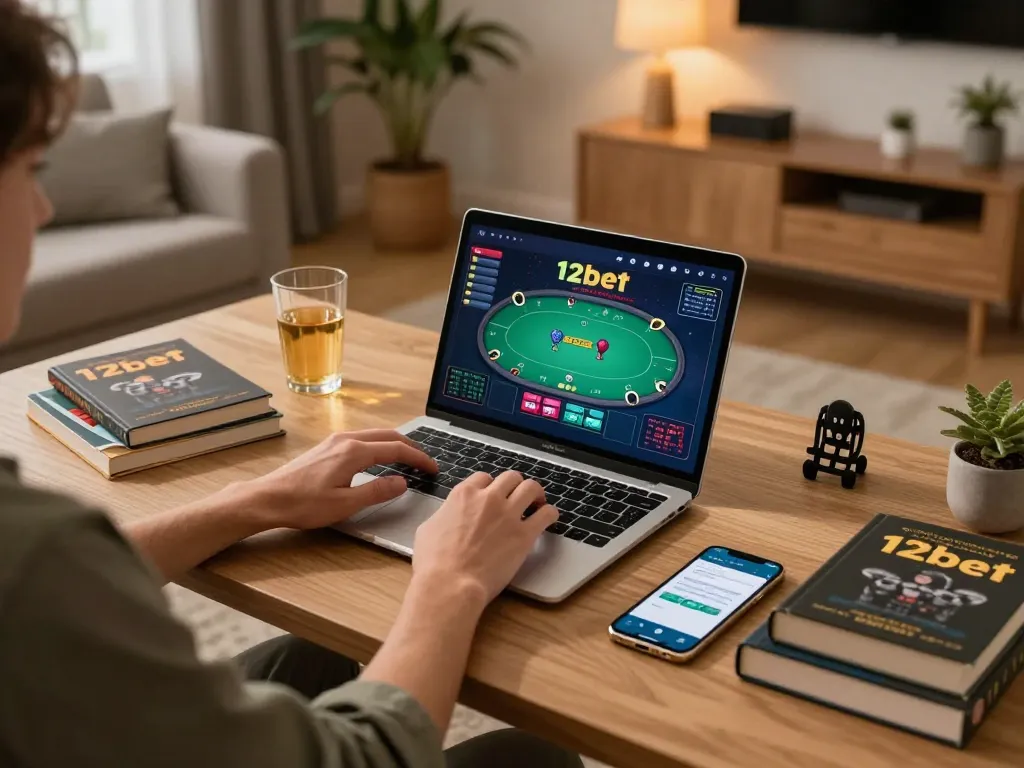 Kết nối với 12bet trên máy tính xách tay trong một không gian ấm cúng tại nhà khi nghiên cứu các chiến lược cá cược.