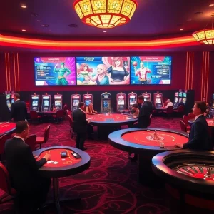 12bet offers thrilling online gambling experiences with dazzling casino tables and engaging digital interfaces.