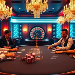 Engage with the thrilling atmosphere of casino gaming featuring the essence of King Arthur Cafe's menu.