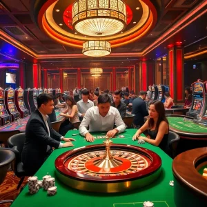 Experience the thrill of Trang chủ thabet with exciting casino games and vibrant atmosphere.