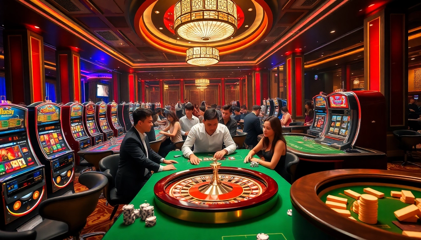 Experience the thrill of Trang chủ thabet with exciting casino games and vibrant atmosphere.