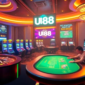 Experience thrilling gameplay at UU88 with vibrant casino elements and engaging betting action.
