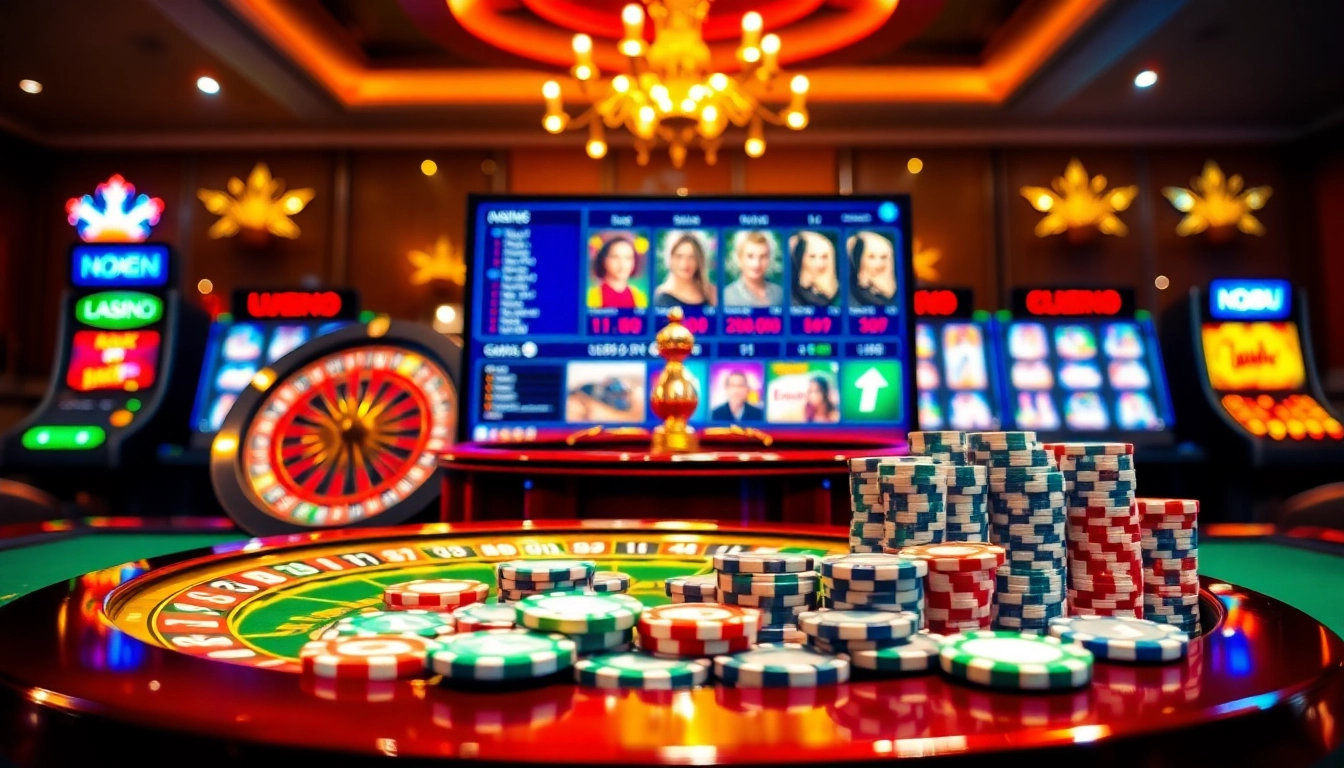 Engaging players at nhà cái online UU88 with vibrant casino visuals.