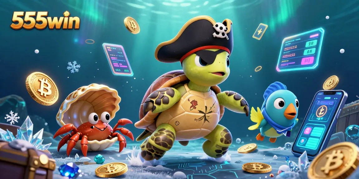 Engage in the exciting world of 555win with a vibrant underwater casino adventure.